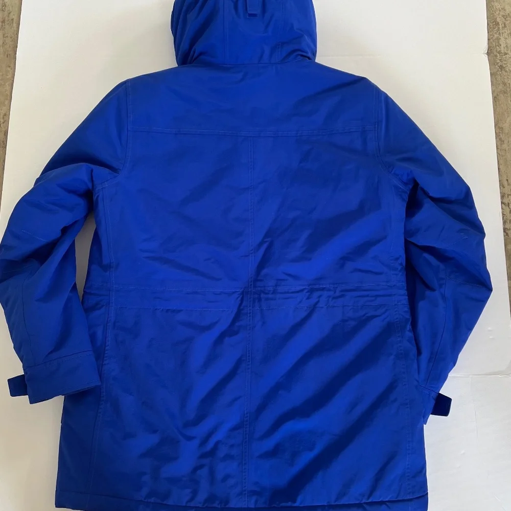 Lands End Women’s Squall Fleece Lined Winter Coat Blue Size Medium Petite 10/12 - Picture 4 of 12